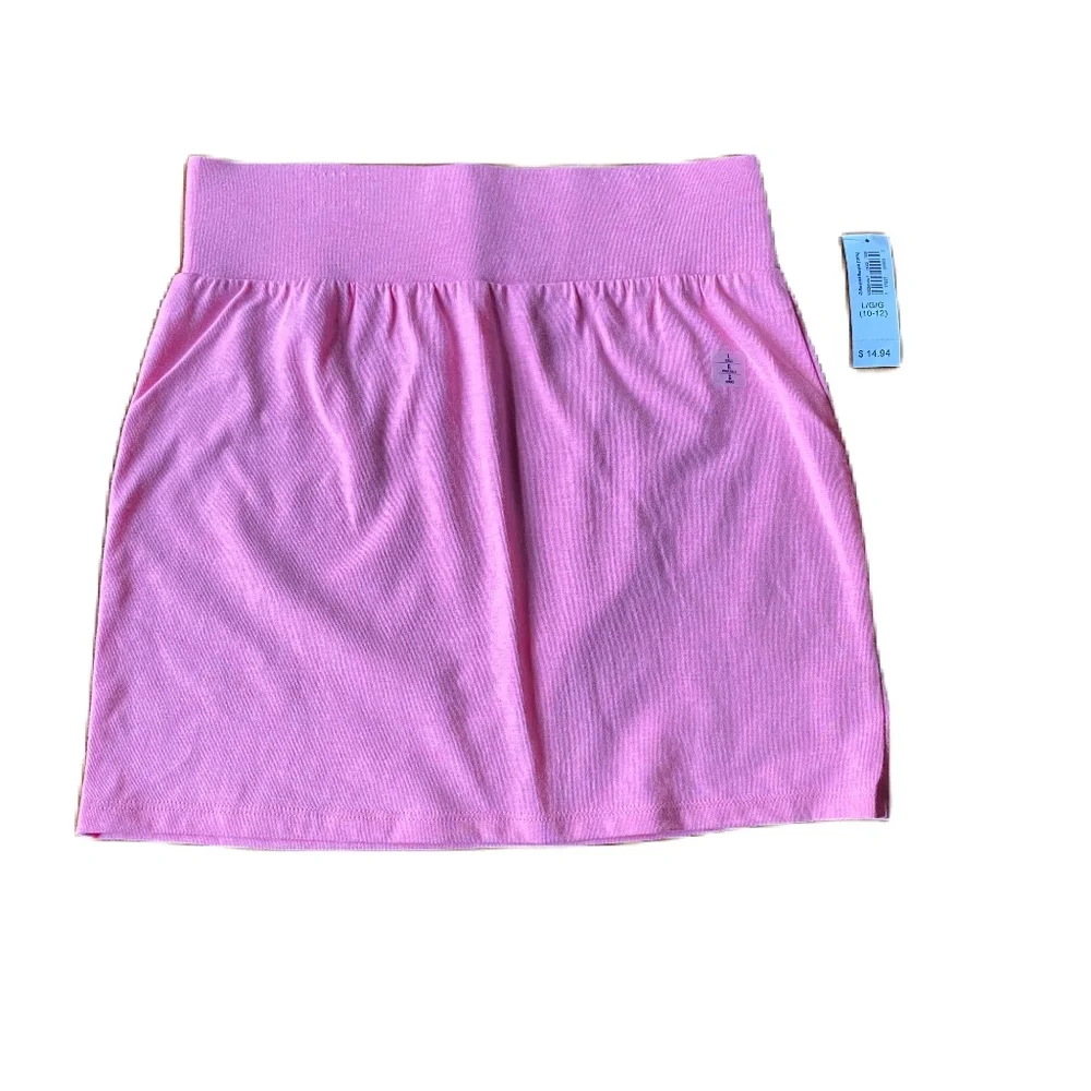 Old Navy cotton stretch mini skirt pink L 10/12